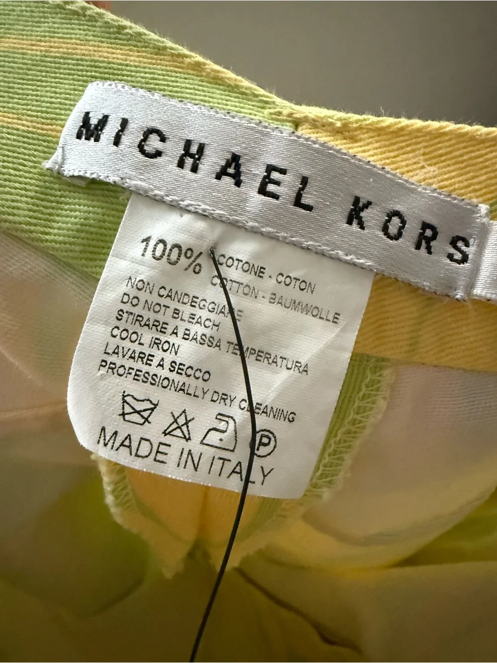 Michael Kors Bermuda Lemon & Lime Floral Print Shorts NWT Sz: 10